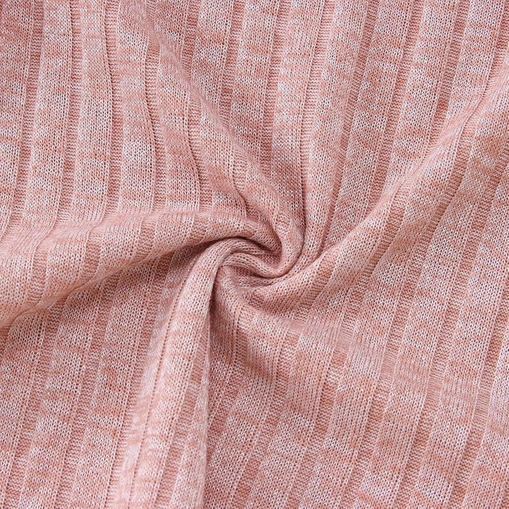 Toddler Baby Girls Clothes Set Ruffle Knit Ribbed Long Sleeve T-Shirts Tops+Pants 2Pcs Outfits Fall Winter Clothes