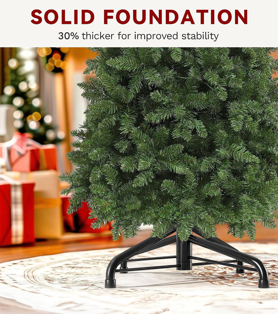 Pre-Lit Slim Pencil Christmas Tree 350 Lights Remote Control