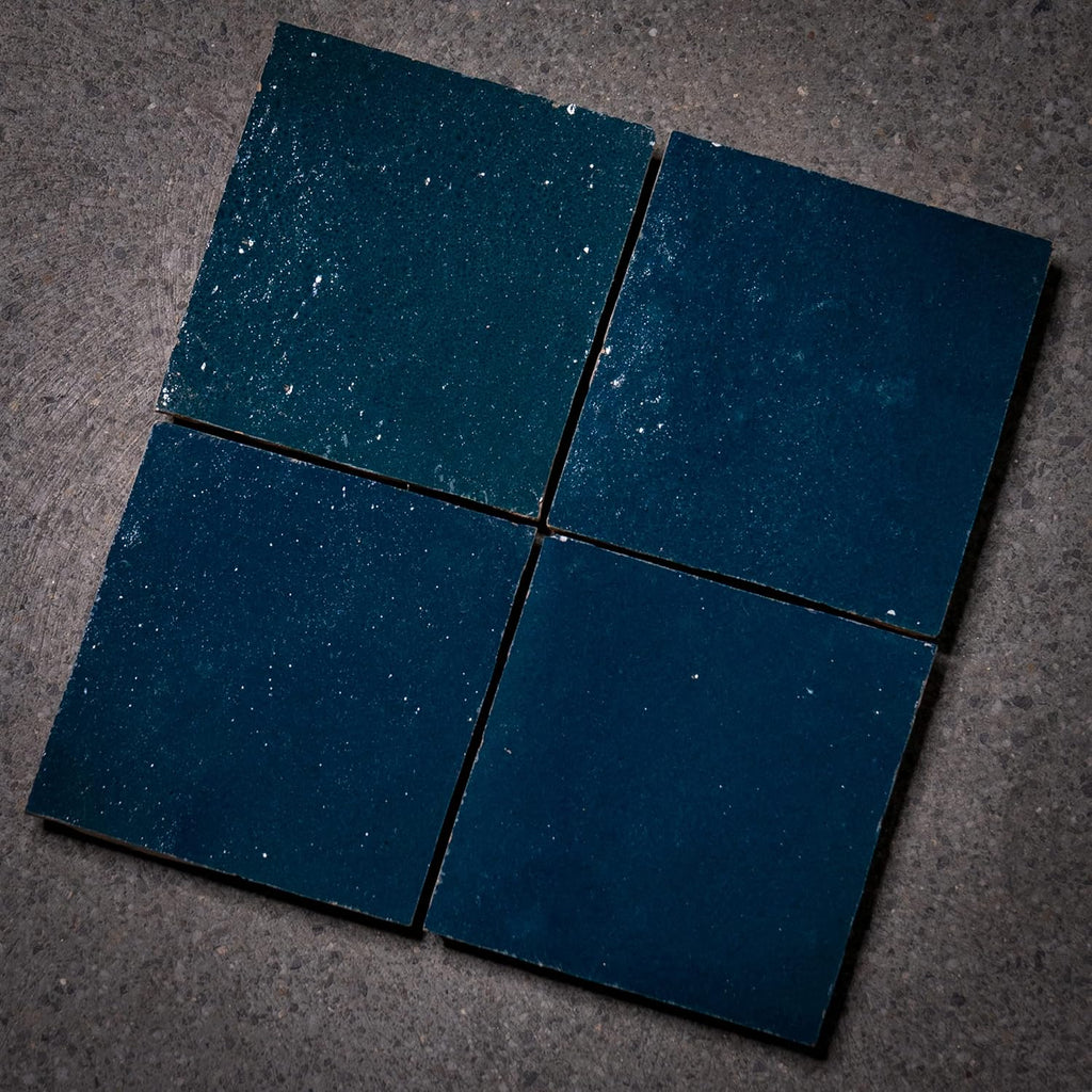 Mosaic & Tile House Handmade 4x4-in. Solid Color Marine Blue (MSC01-30)