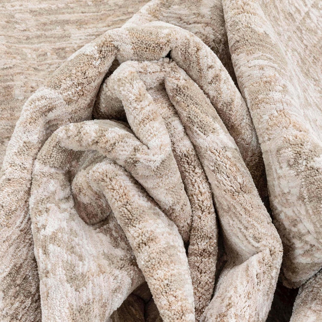 Ethos Harmony Beige Custom Length Hallway & Stair Runner, 31" x 6' - Dense 0.25" Low-Profile Pile, Stain-Resistant