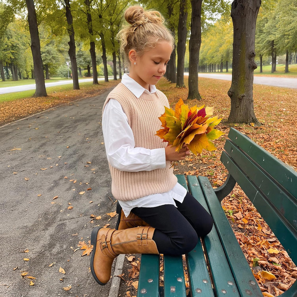 Girls Knee High Riding Boots