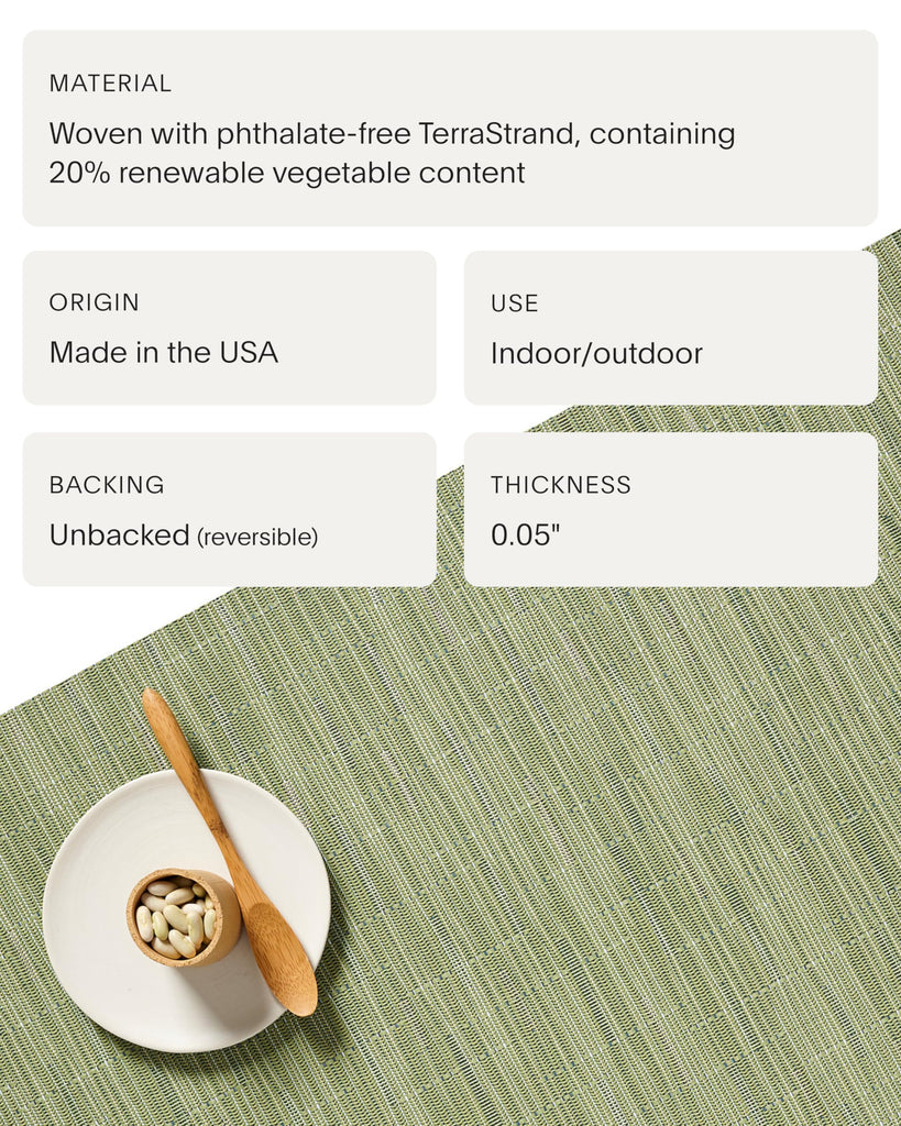 Bamboo Placemats Set of 4, Round Woven Placemats