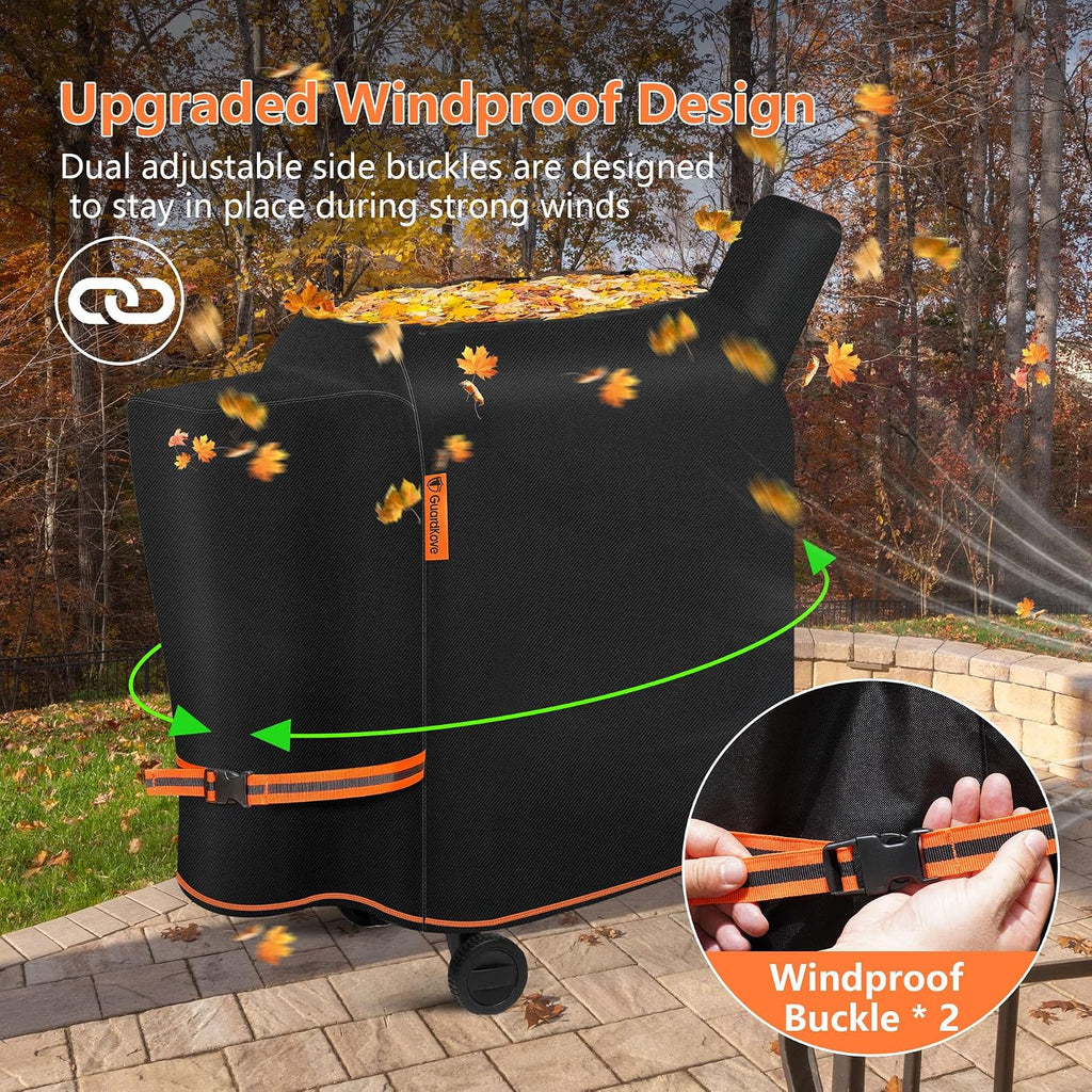 1000D Heavy Duty Grill Cover for Traeger Pro 22/575 Series BAC503 | Waterproof Wood Pellet Smoker Cover, Tear & Fade