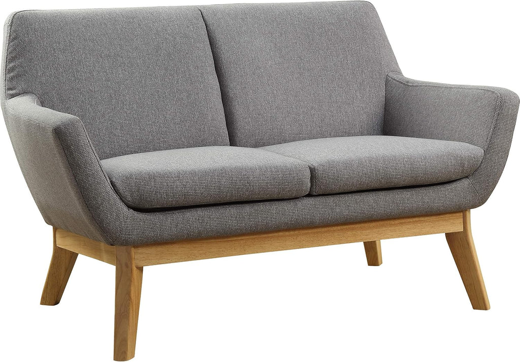 LLR68962 Quintessence Collection Upholstered Loveseat Sofa Gray