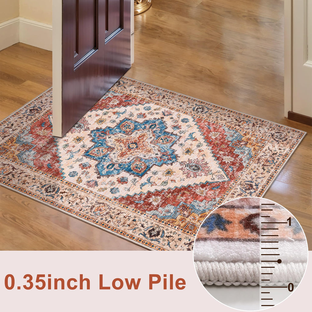 2x6ft Runner Rug, Small Throw Runners Kitchen Entryway