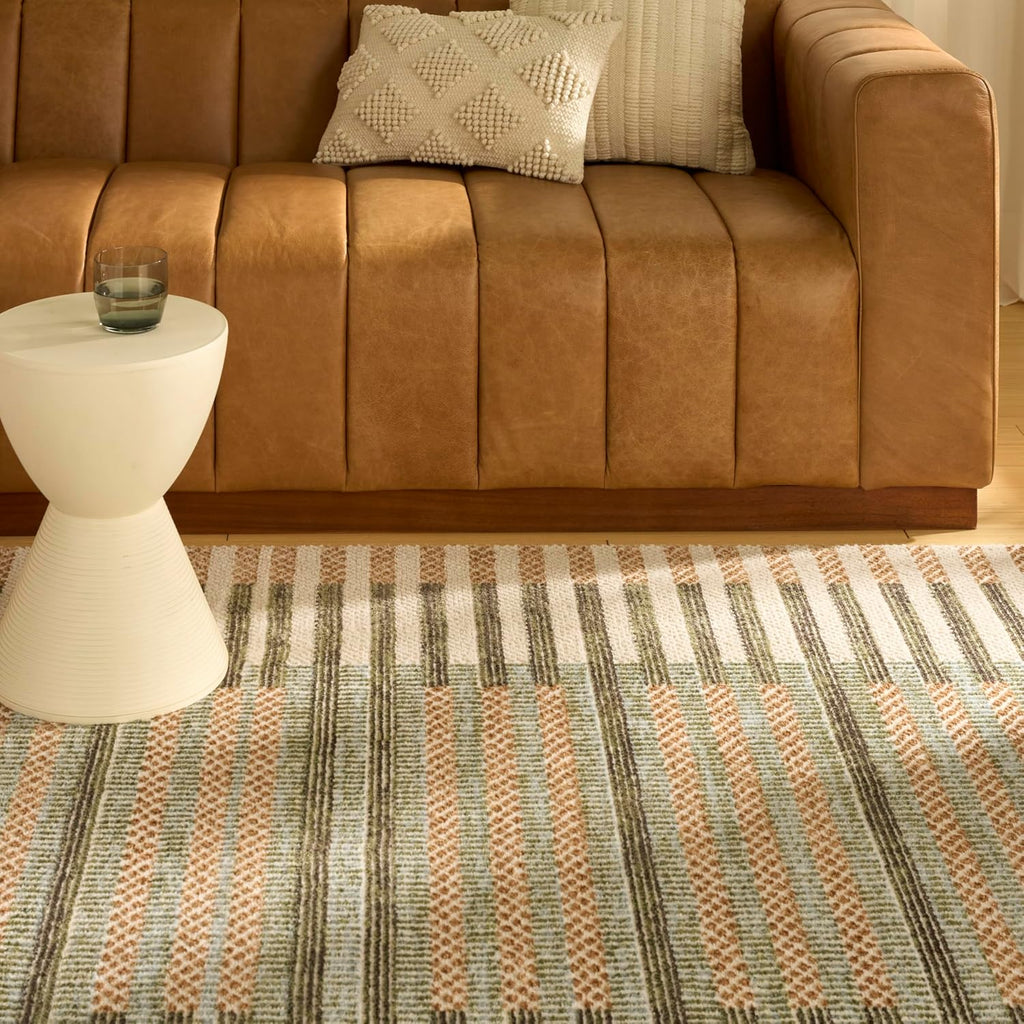 Home Nordic Ivory Multicolor Area Rug - Easy Clean, Non Shedding, Bed Room, Living Room, Dining Room