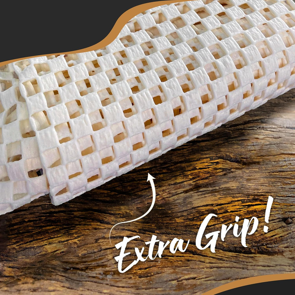 3 ft x60 ft White Non Skid Rug Pad Roll for Hallway Rugs & Runners - Set of 180