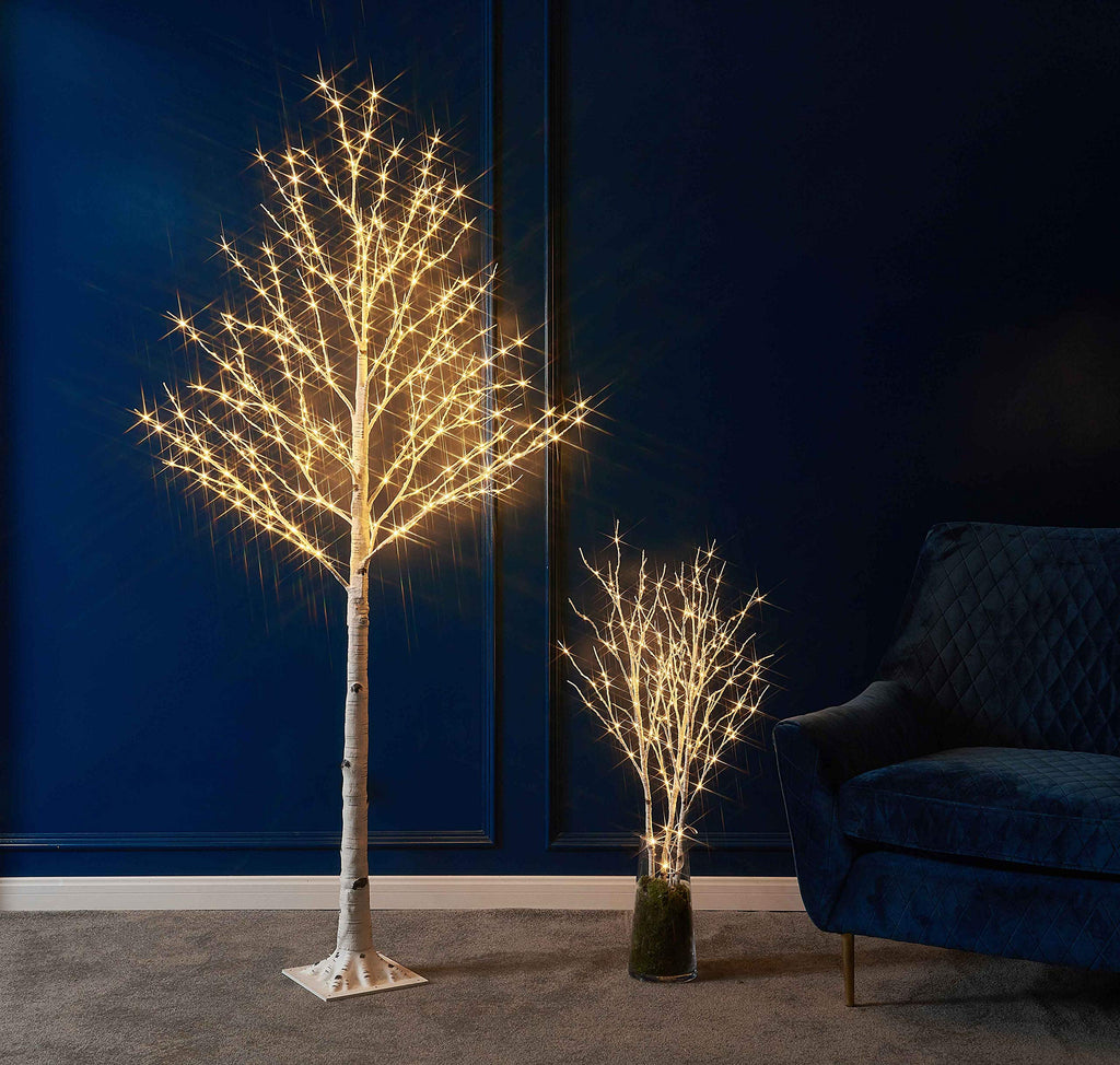 Lighted Twig Birch Tree with Fairy Lights 6FT 330 LED for Indoor Outdoor Home and Christmas Holiday Decoration