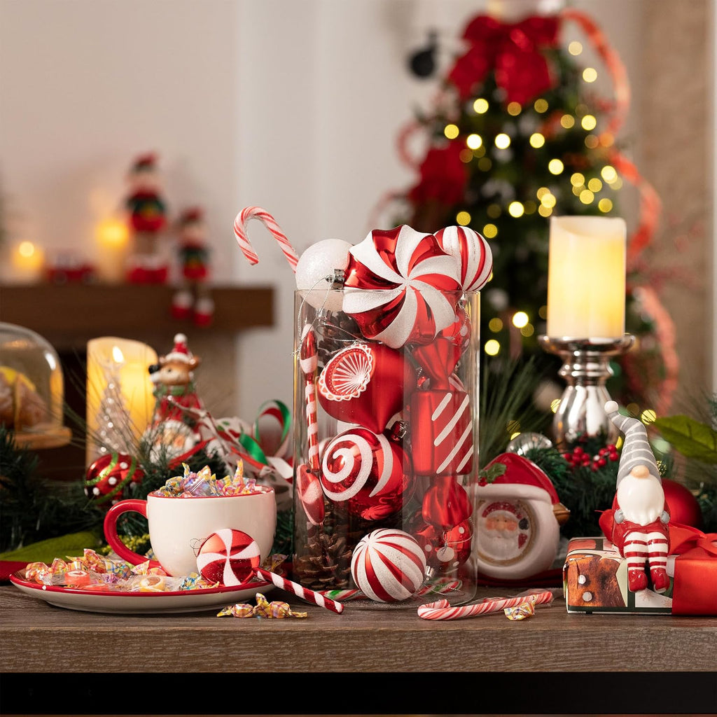 Christmas Ornaments Tree Decorations Set - Set of 108
