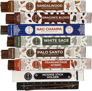Classic Incense Sticks - Total 120 Insence-Sticks (20 Insense x 6 Inscents) - Inciensos Aromaticos Para La Casa - Set of 120