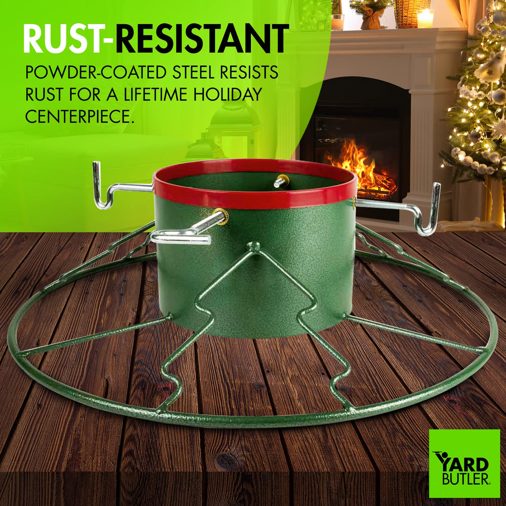 Christmas Tree Stand for 6-11' Trees, Green