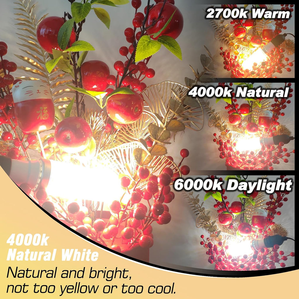 E26 20W LED Corn Bulbs 3000lm 200W Equivalent 4000K Natural White, 2 Pack