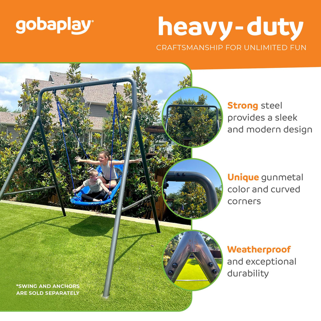 TitanFlex Outdoor Adventure Swing Set with 8 Ft Frame Extension