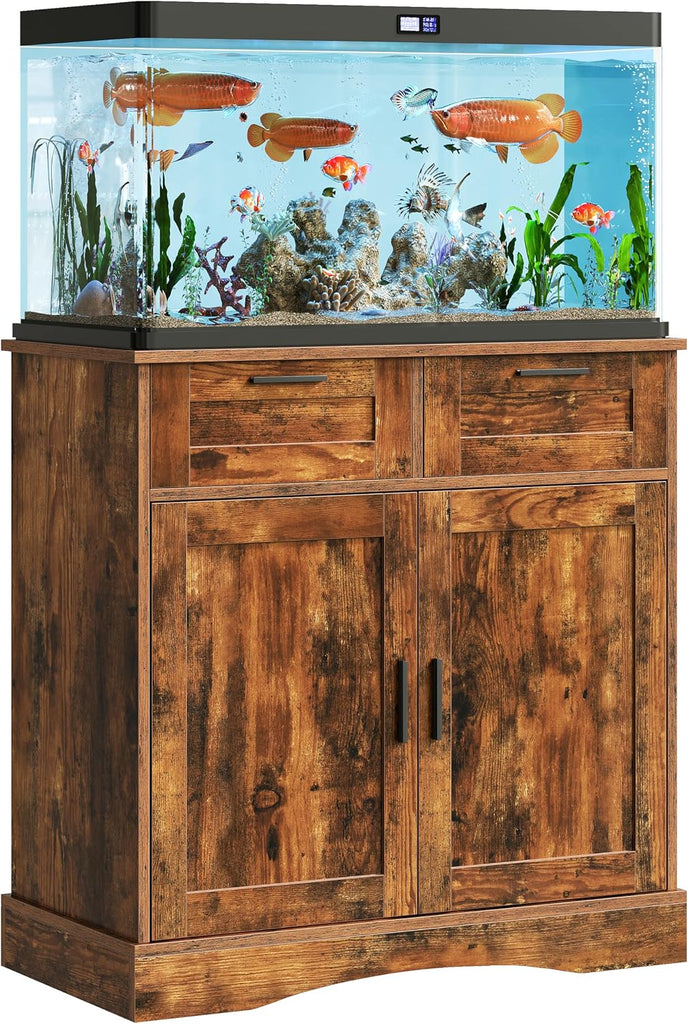 Fish Tank Stand for 20-29 Gallon, Aquarium Stand with Storage