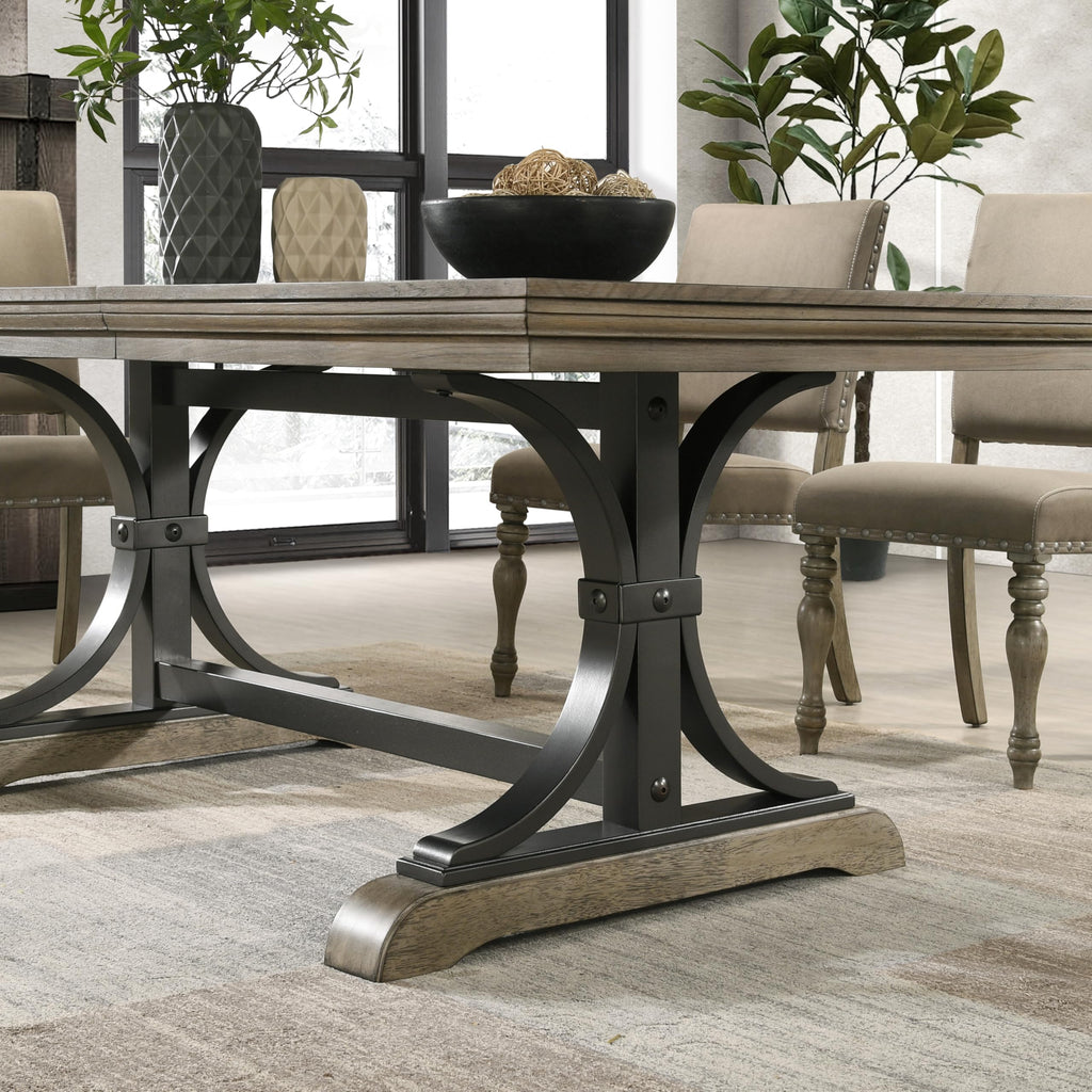 Birmingham Dining Set, One Size, Driftwood Finish