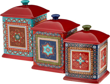 Monterrey Canister Set, Multicolor - Set of 3