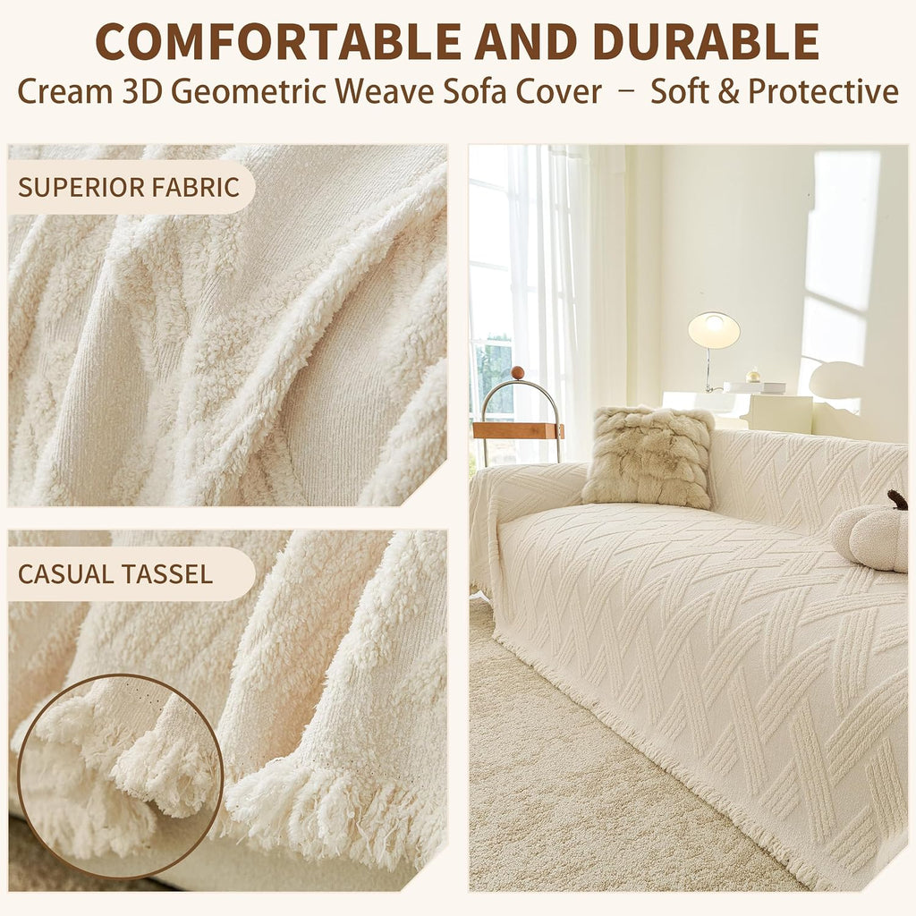Couch Covers for Dogs, Sofa Covers for 3 Cushion Couch Washable