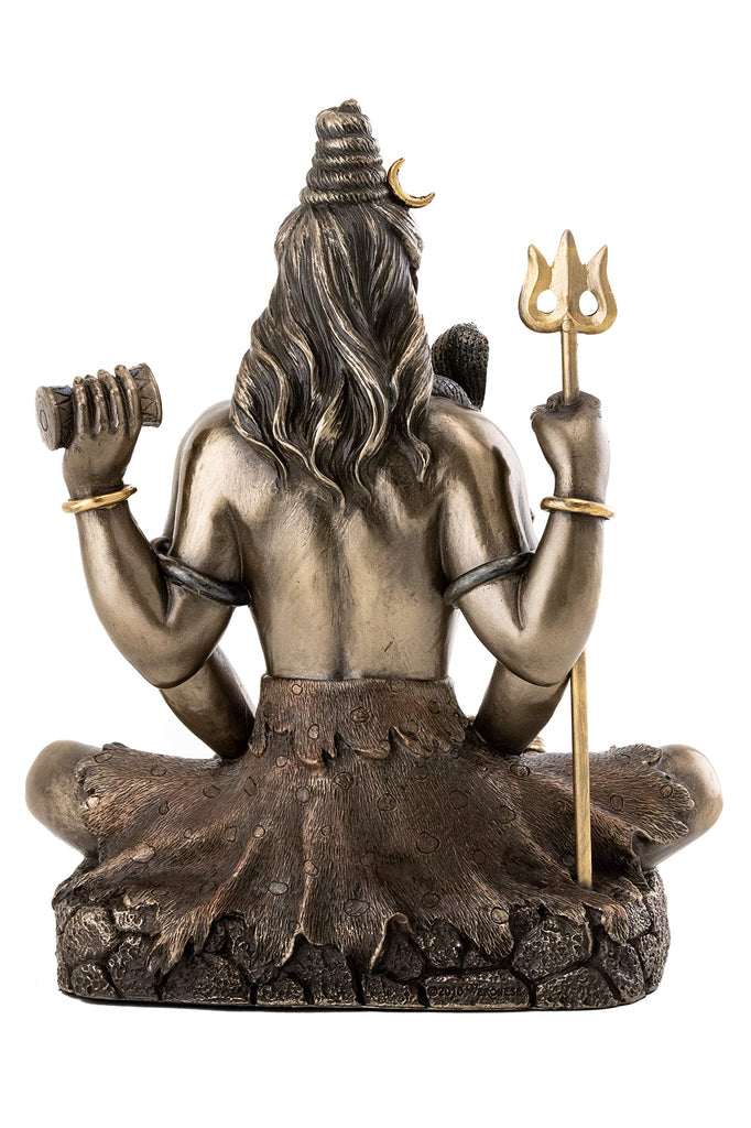Shiva Statue in Padmasana Lotus Pose-Hindu God | Casa Home Living