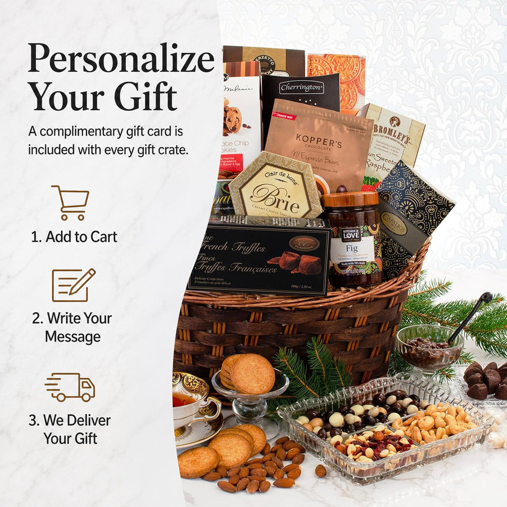 Deepest Sympathy Gift Basket in Gift-Ready Packaging