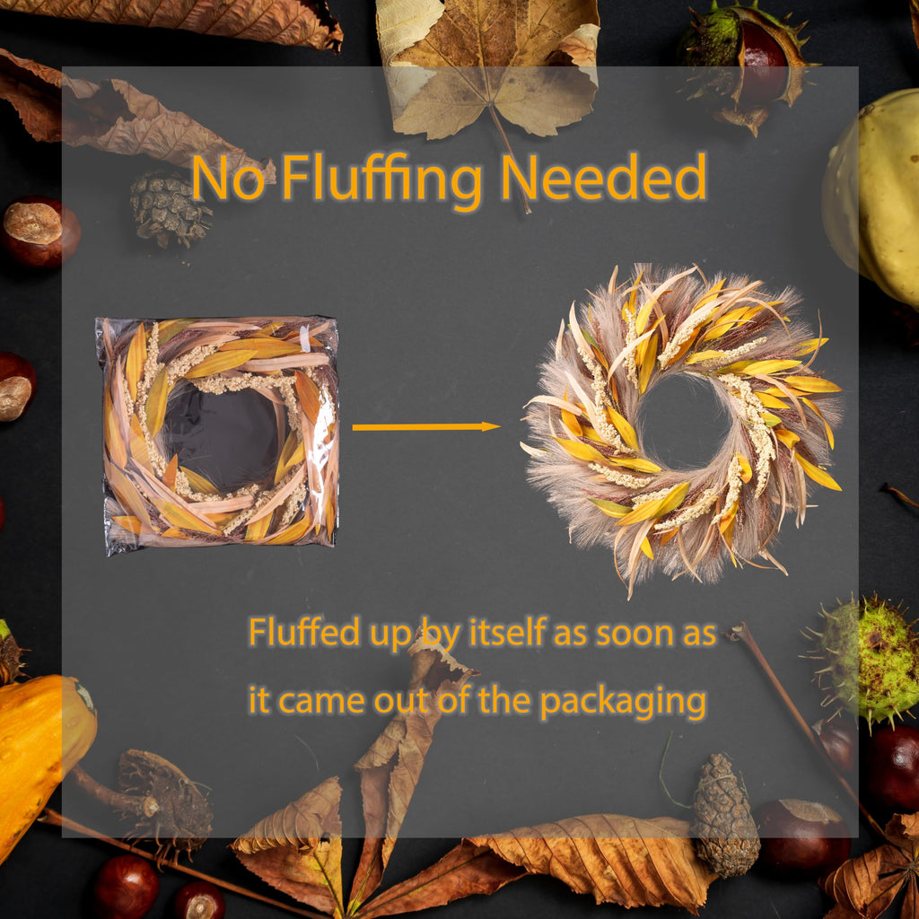 Fall Wreath 22-24inch Autumn Door Wreath Front Door Decor