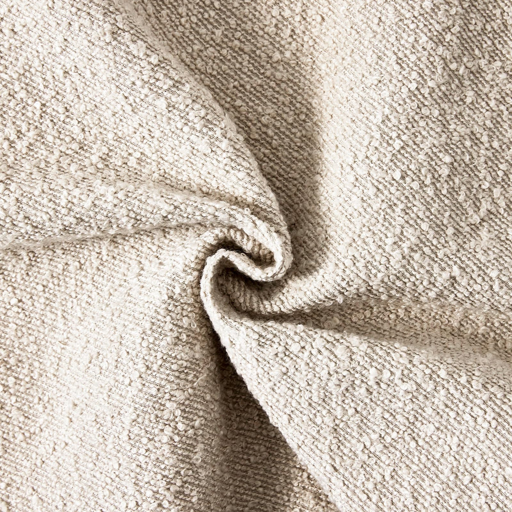 20x20 Boucle Throw Pillow Covers, Set of 2, Beige