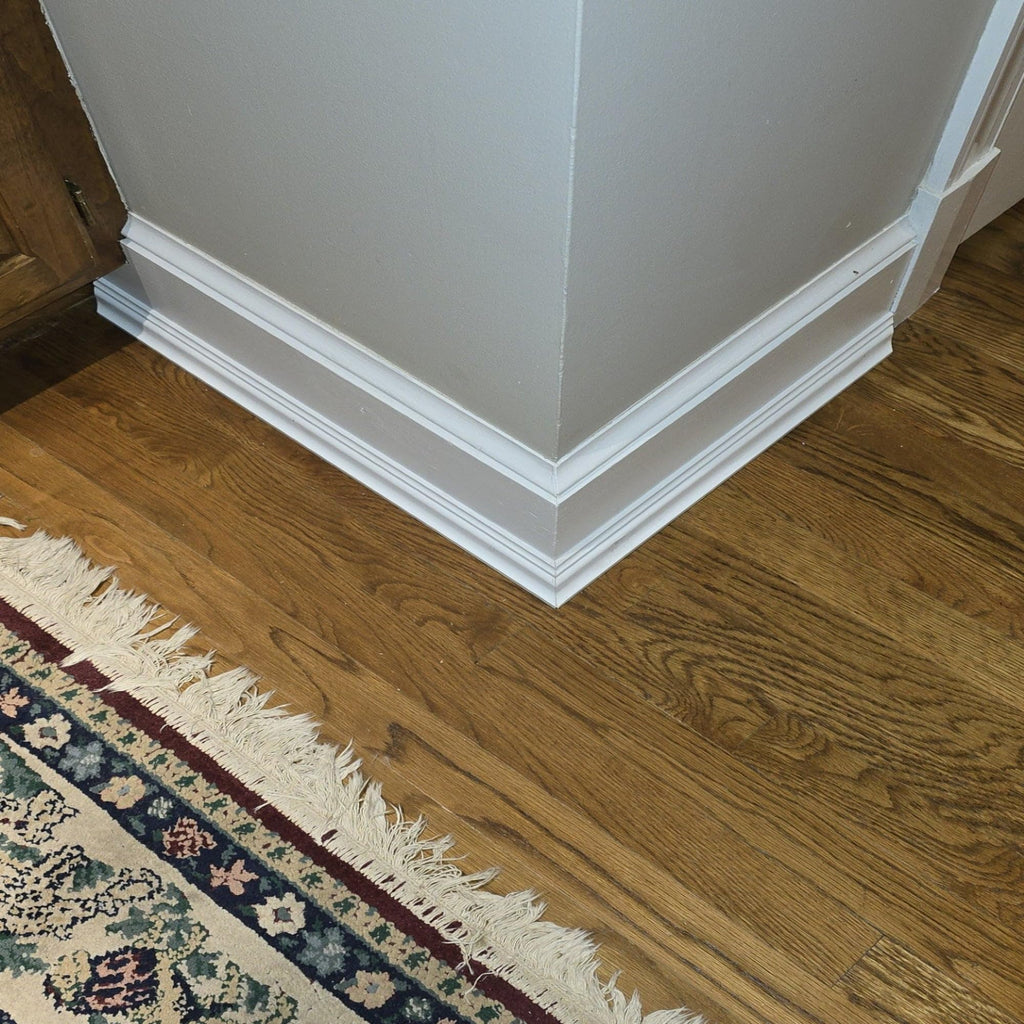 Solid Crown 1-3/8" High x 1" Deep Moulding. Unfinished, Maple, 94"