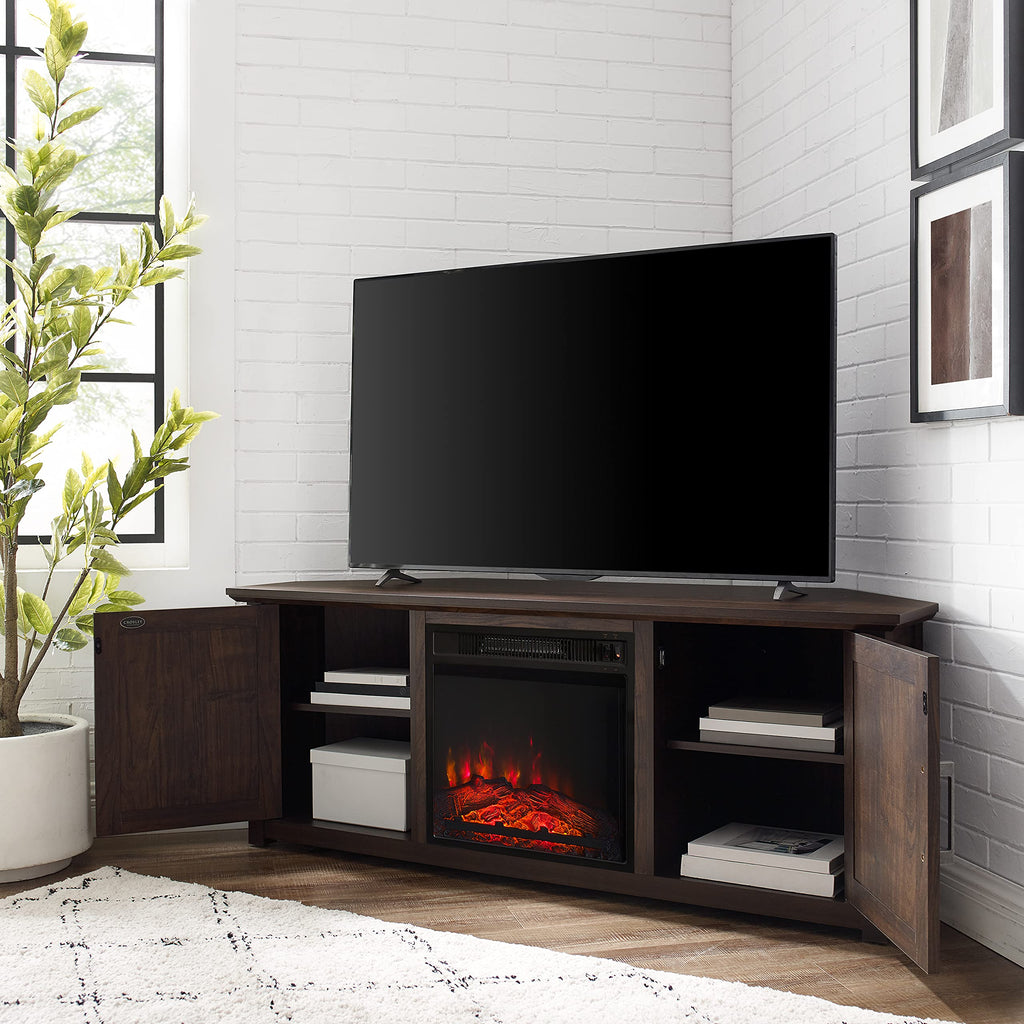 Camden Corner Fireplace TV Stand Fits 65"+ TVs