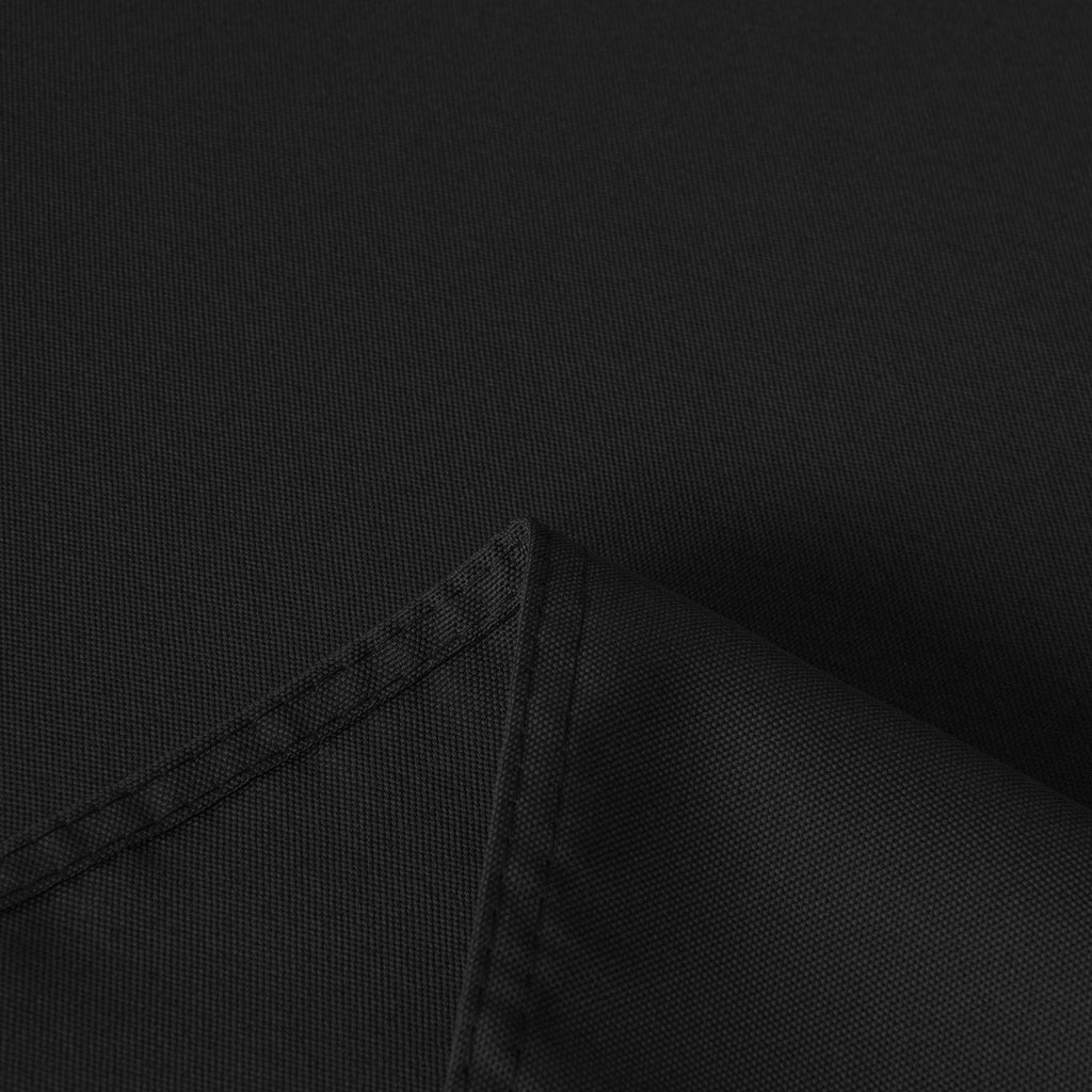Square Tablecloth, 60 x 60 Inch Table Cloth, Black