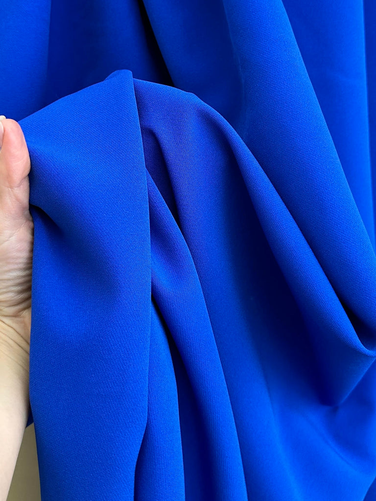 Stretch Crepe Fabric - Versatile Polyester Cloth by The Yard with 2-Way Stretch - Ideal for Dresses, Gowns, Pants
