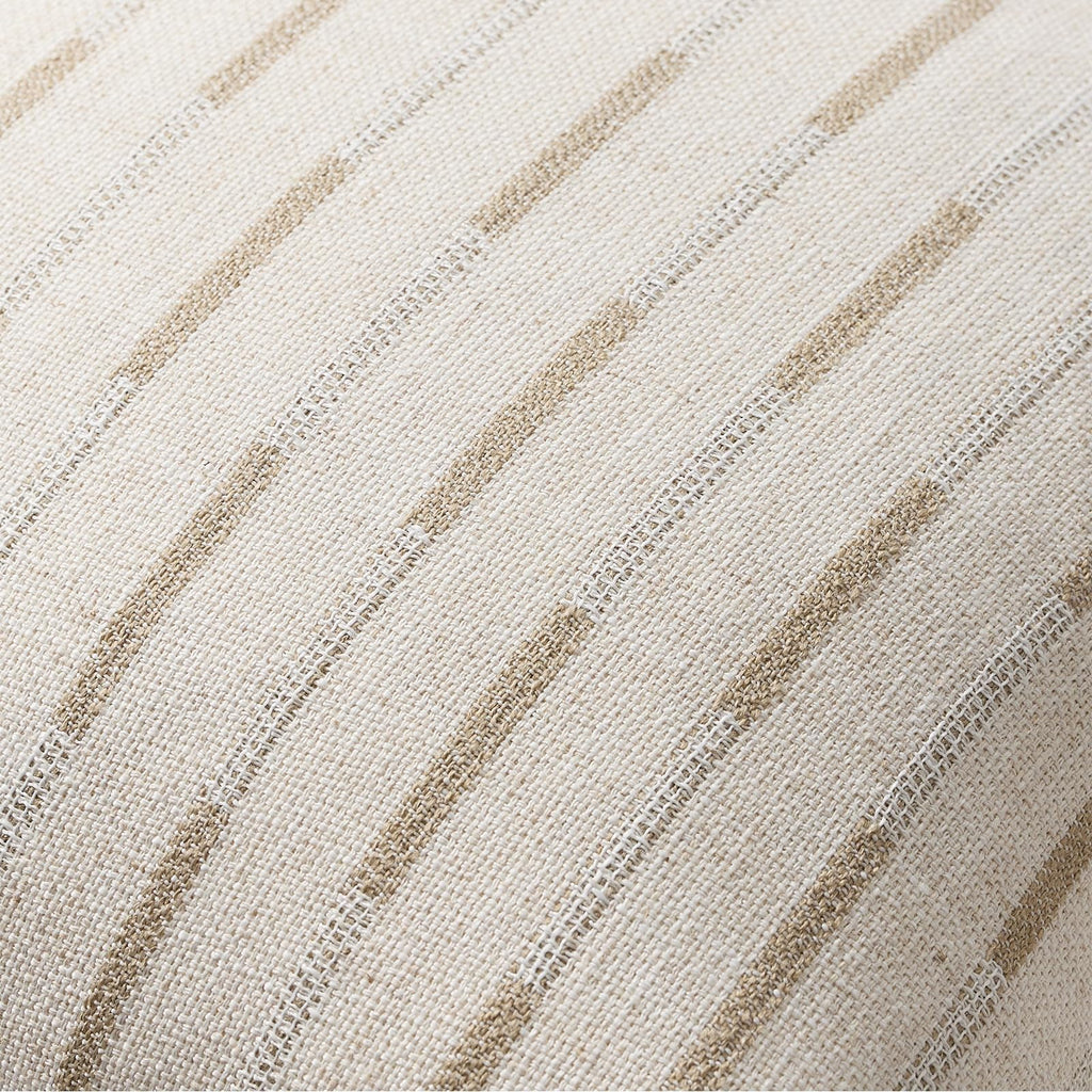 Set of 2 Euro Sham Covers 24x24 Linen Decorative Throw Pillow Covers Neutral Beige Farmhouse Textured Square Accent