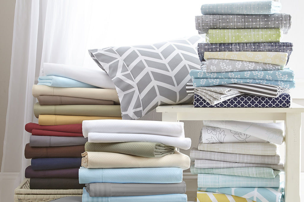 Embossed 3 Piece Sheet Set, Twin, Stripe Sage