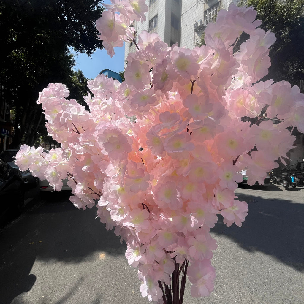 50 Artificial Cherry Blossoms and Peach Blossom Branches