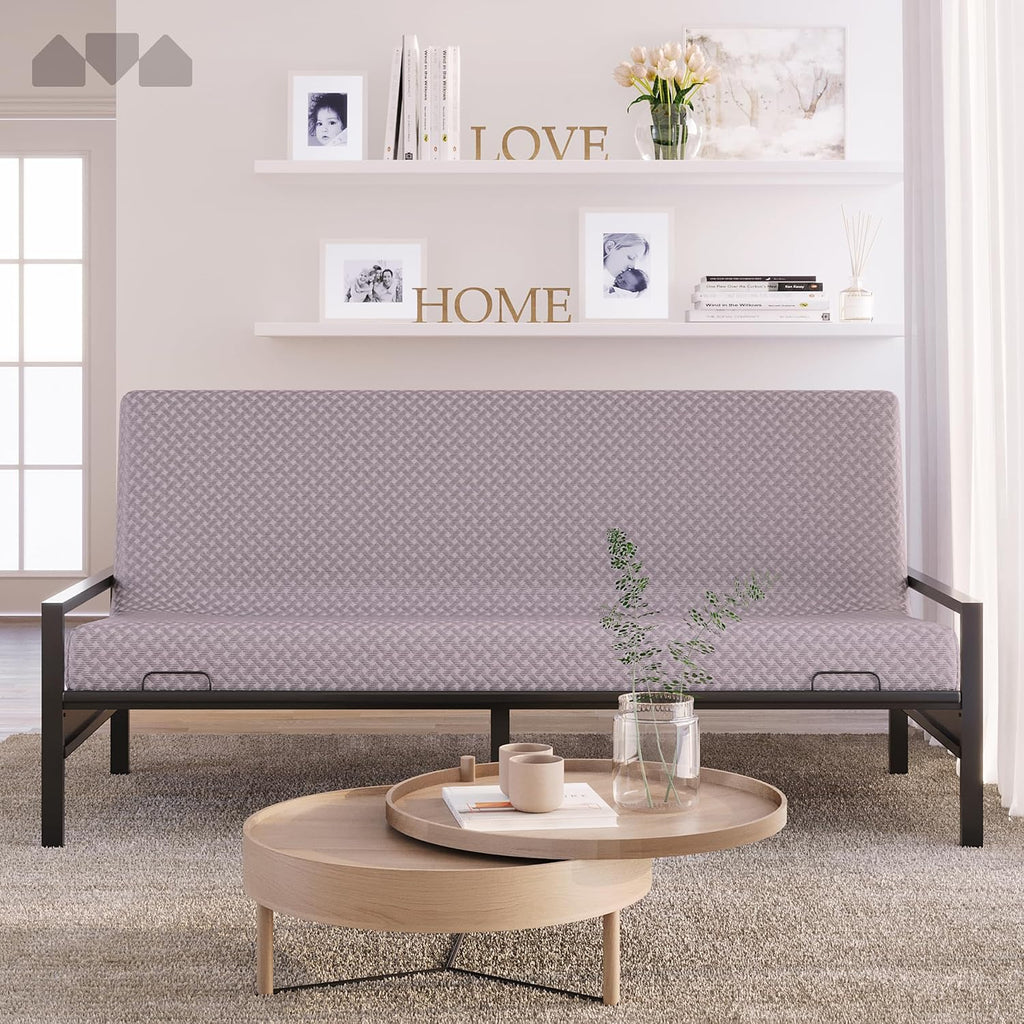 Memory Foam Futon Mattress - (Frame Not Included) (Grey)