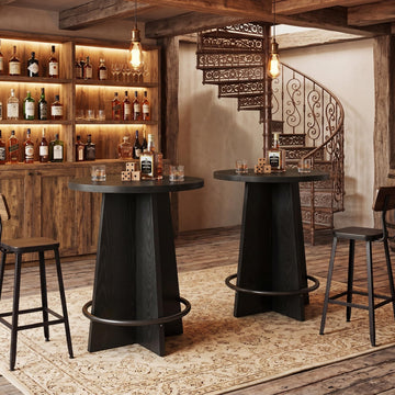 Round Bar Table Set of 2