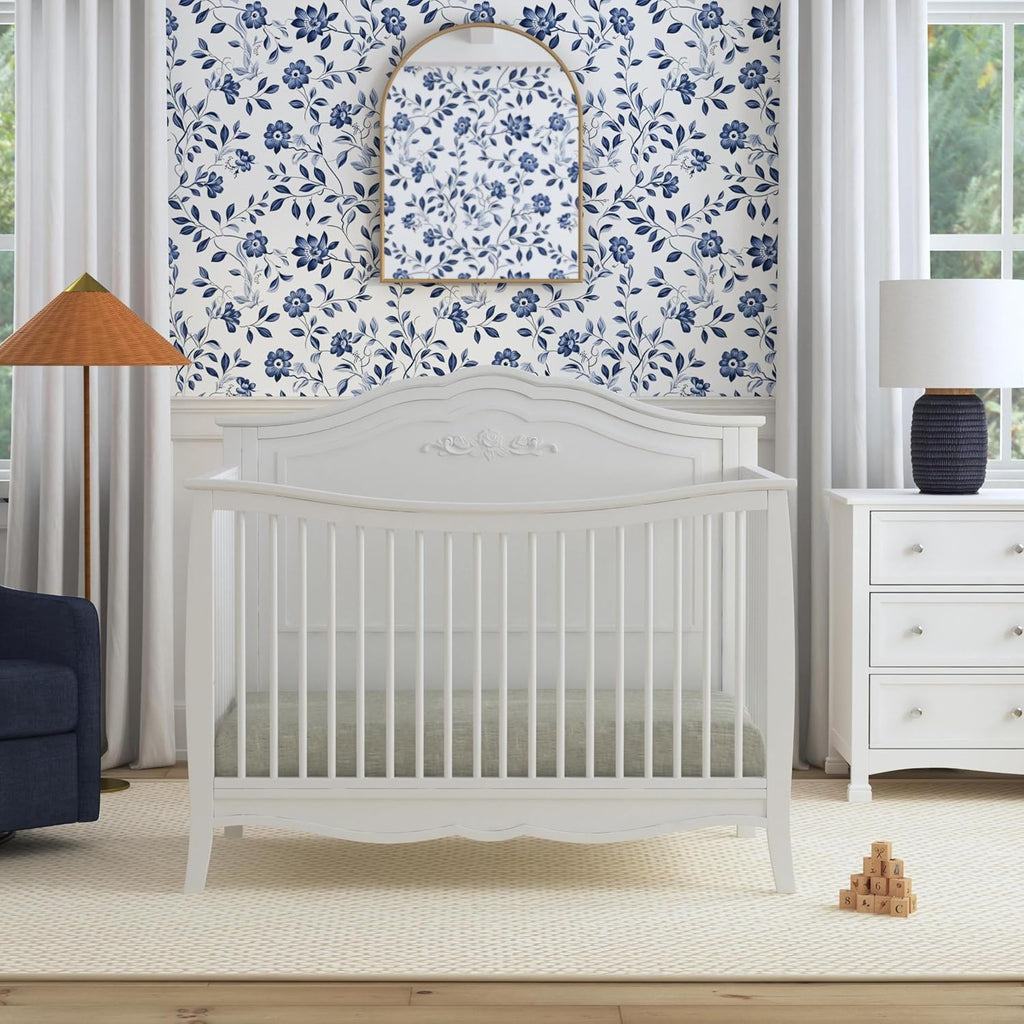 Fiona 4-in-1 Convertible Crib in White, Greenguard Gold Certified
