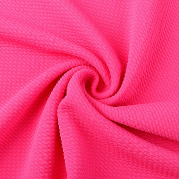 Angie Solid Color Bullet Textured Fabric 4 Way Stretch Spandex Knit Fabric by the Yard for Head Wrap Accessories