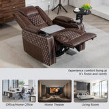Power Zero Gravity Recliner Chair for Adults Breathable Leather Electric Recliners Adjustable Home Theater Seating