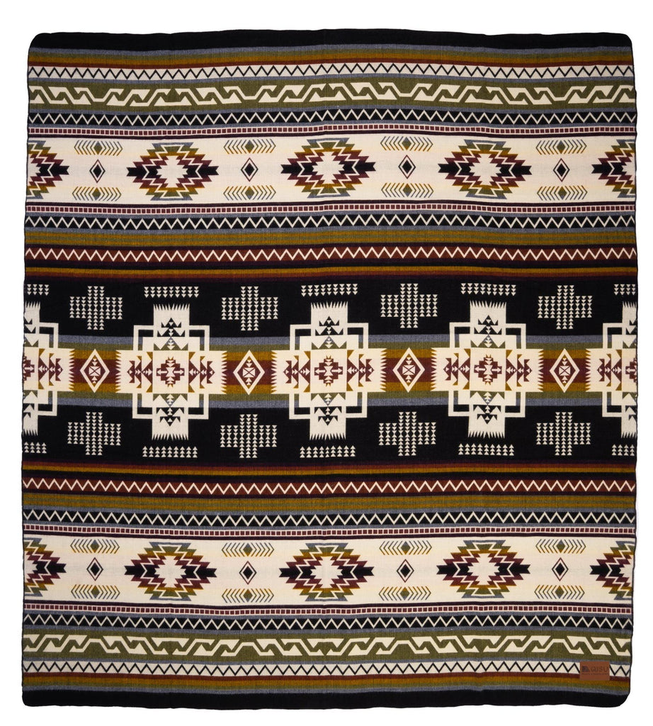 Wool Blanket Throw | Large, Beautiful, Warm, Handmade in Ecuador by Local Artisans |94′′ x 78′′|Ultra-Soft