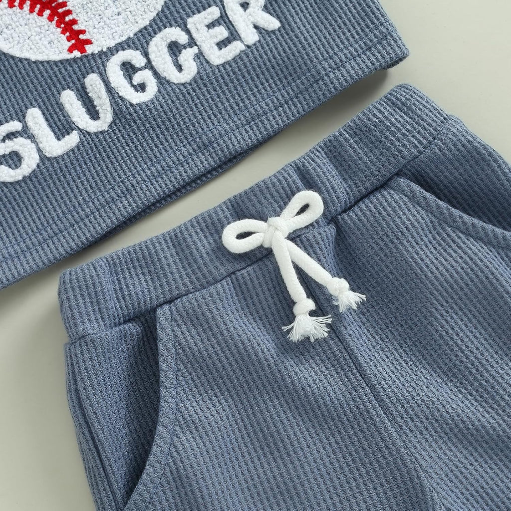 Toddler Baby Boy Summer Clothes Baseball Golf T-Shirt Shorts Set