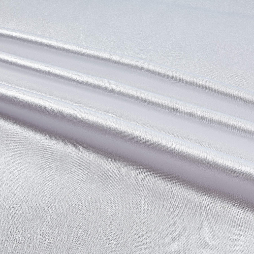 Crepe Back Satin White, Fabric by the Yard