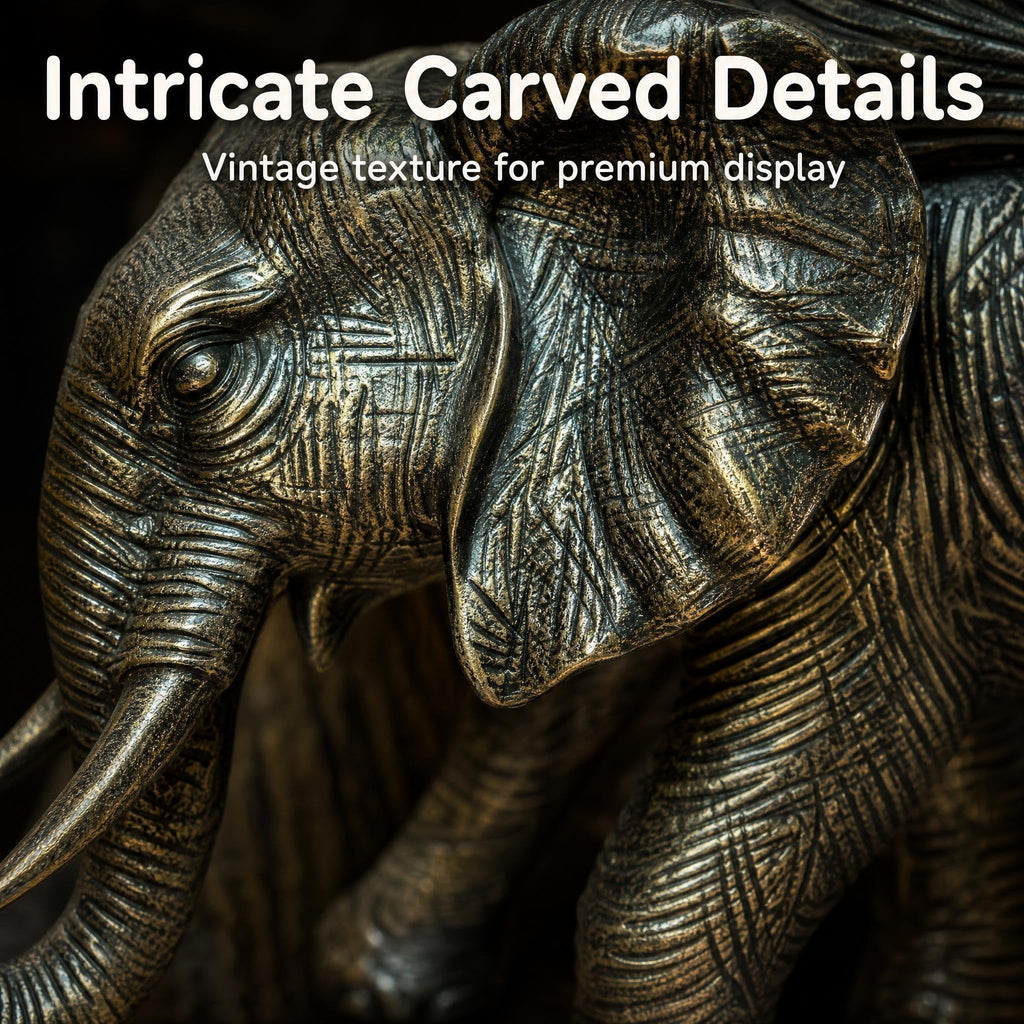 African Woman Riding Elephant Statue | Casa Home Living