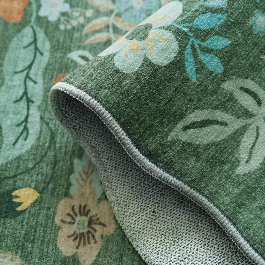 Washable 2x8 Hallway Runner Rug: Water-Resistant Kitchen Rug Soft Bedroom Carpet Non-Slip Indoor Hardwood Floor Mat