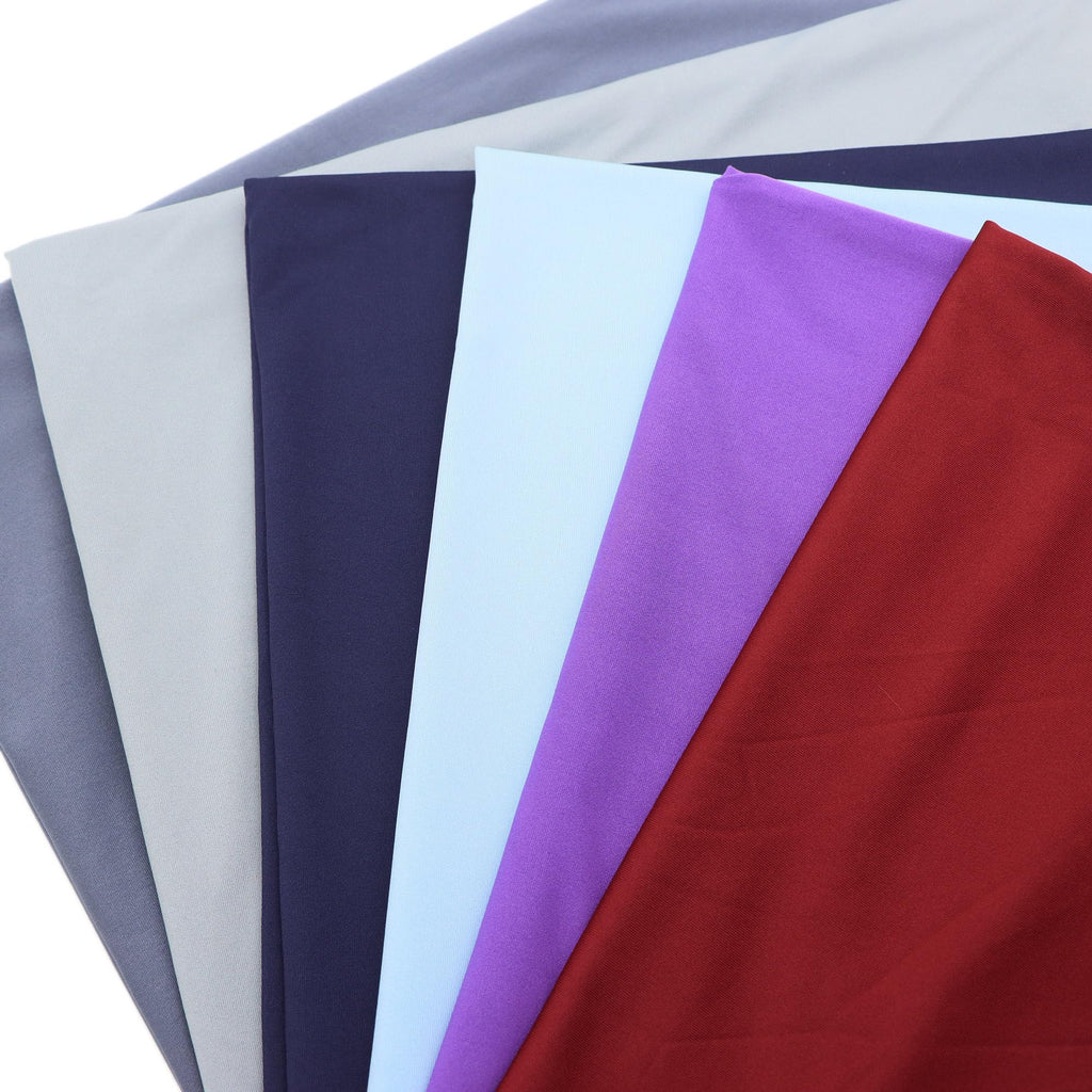 4 Ways Stretch Knit Fabric by The Yard, 62 Inch Wide 92% Polyester 8% Spandex for Decorations, Crafts, Sewing