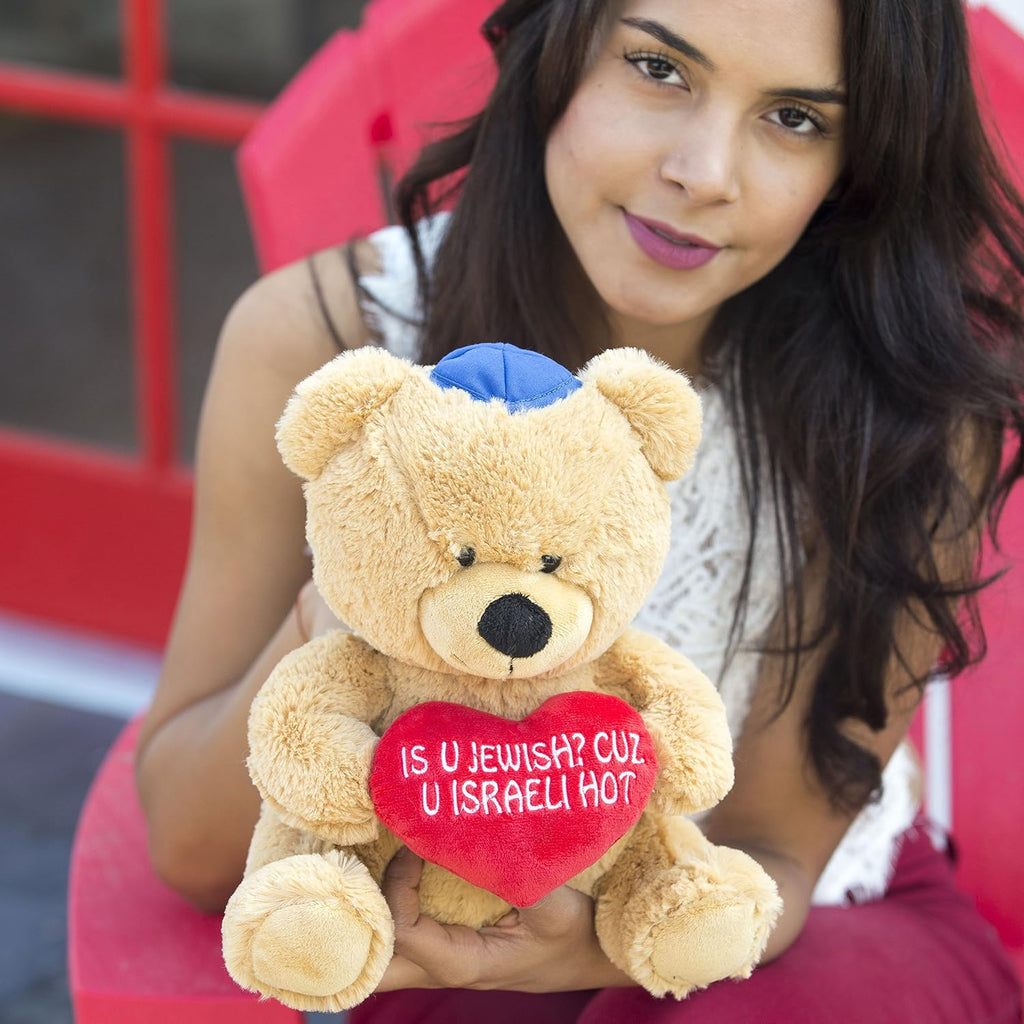 10" is U Jewish? Cuz U Israeli Hot Teddy Bear Hanukkah Plush