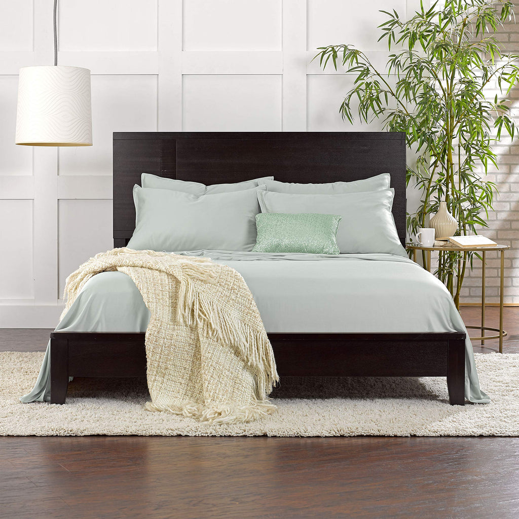 King Sheets by, Genuine 100% Organic Viscose Derived from Bamboo Bed Sheet Set, Luxuriously Soft & Cooling, Double