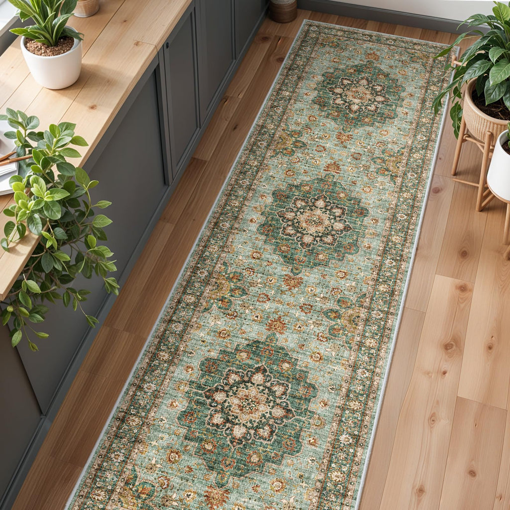 Washable Oriental Hallway Runner Rug: Rugs Living Room