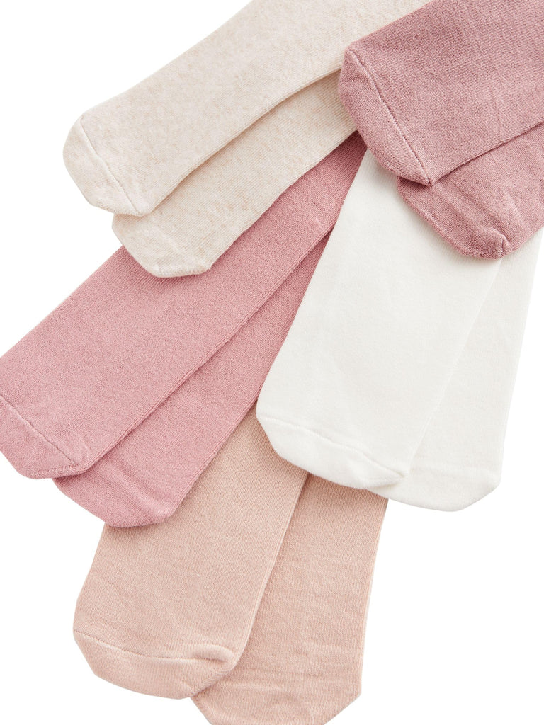 Newborn Pink Baby Tights 5 Pack 1.
