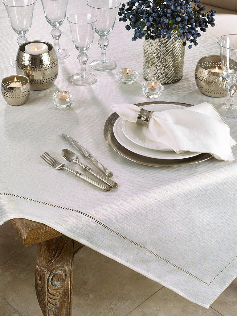 Hemstitched Design Tablecloth