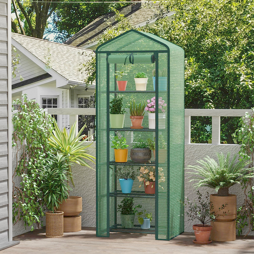 5-Tier Mini Greenhouse for Indoor Outdoor