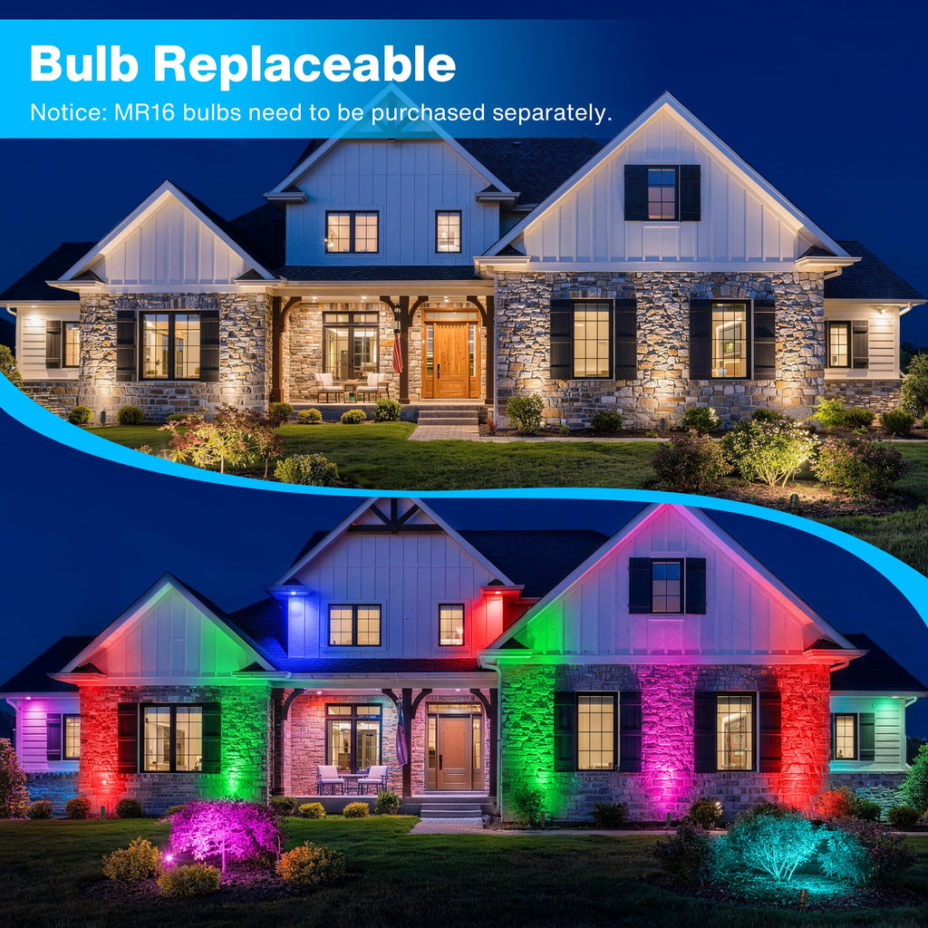 Solid Brass Low Voltage Landscape Spotlights 12V Heavy Duty LED Landscape Lighting Waterproof Outdoor Spotlight